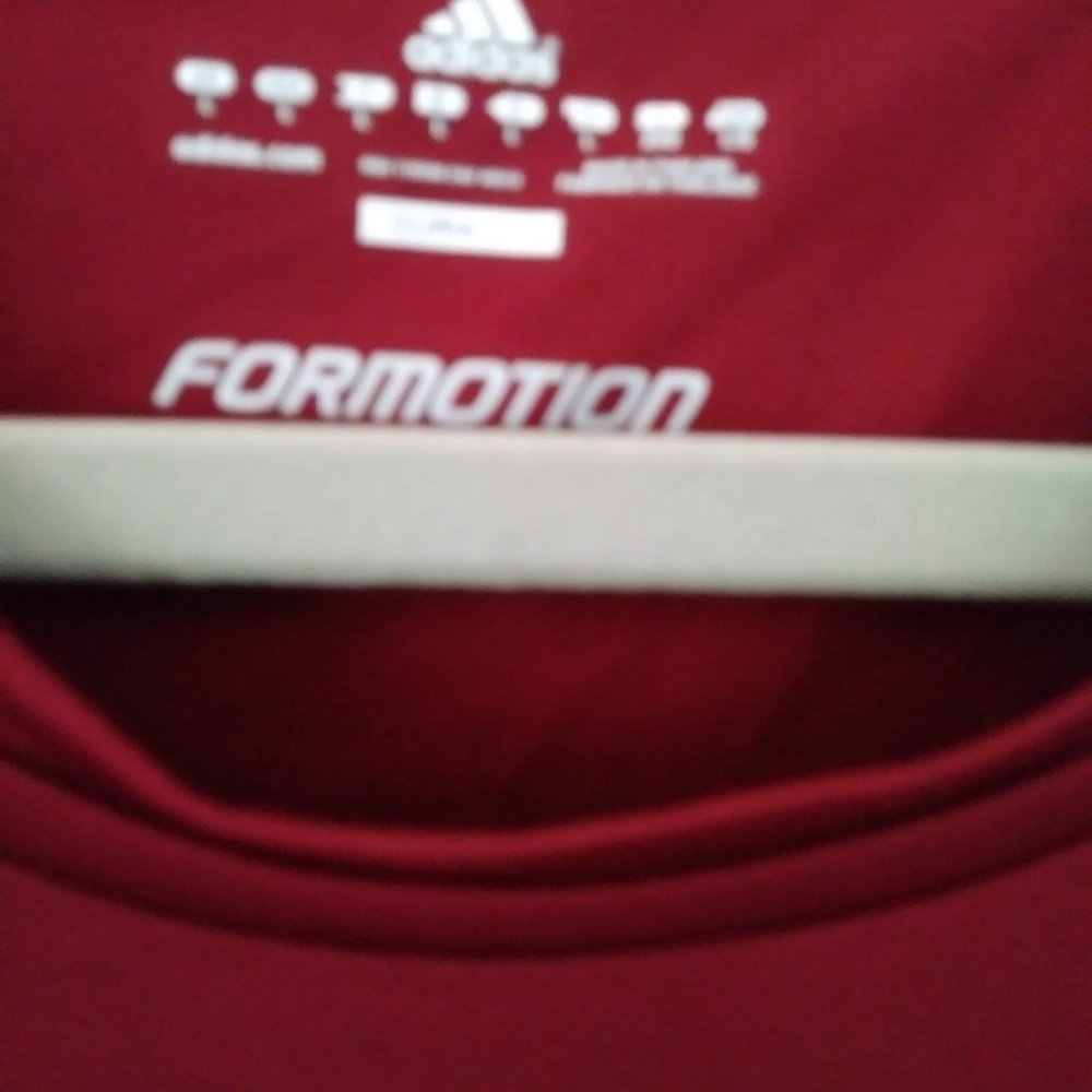 SOLD SOLD Adidas Burgundy Climalite Large Shirt - Picture 5 of 16